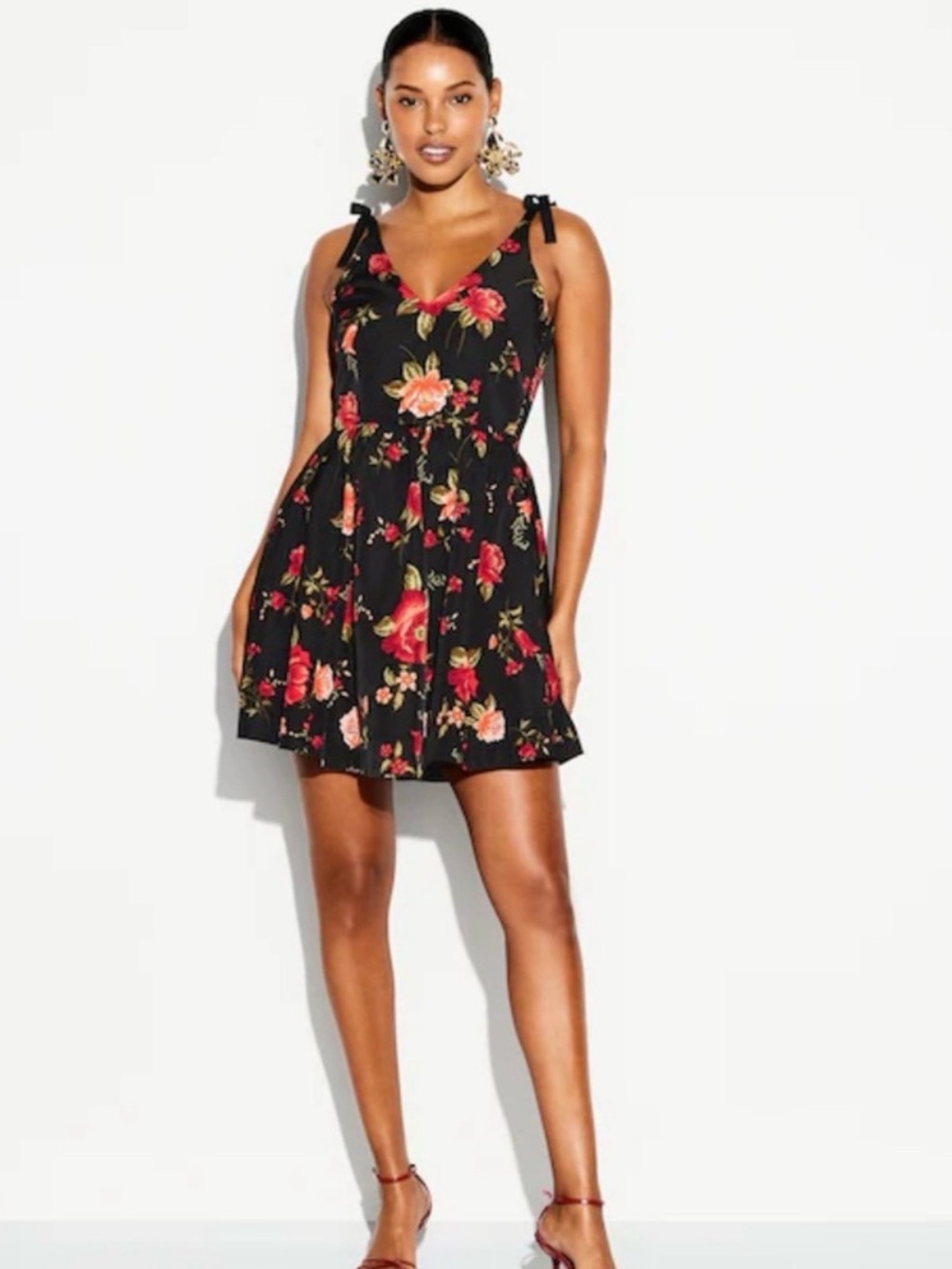NWT! The Occasion by Old Navy Fit & Flare Taffeta Mini Dress - XS PETITE